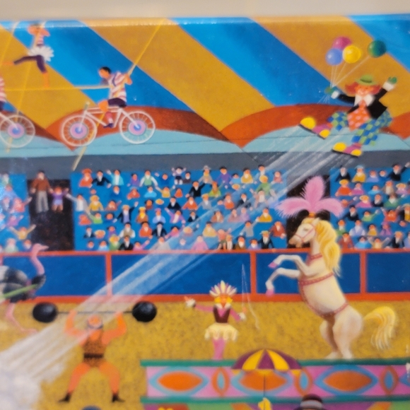 Mega puzzles Hometown collection "at the circus" 1000 piece puzzel. Bright fun - Picture 4 of 7